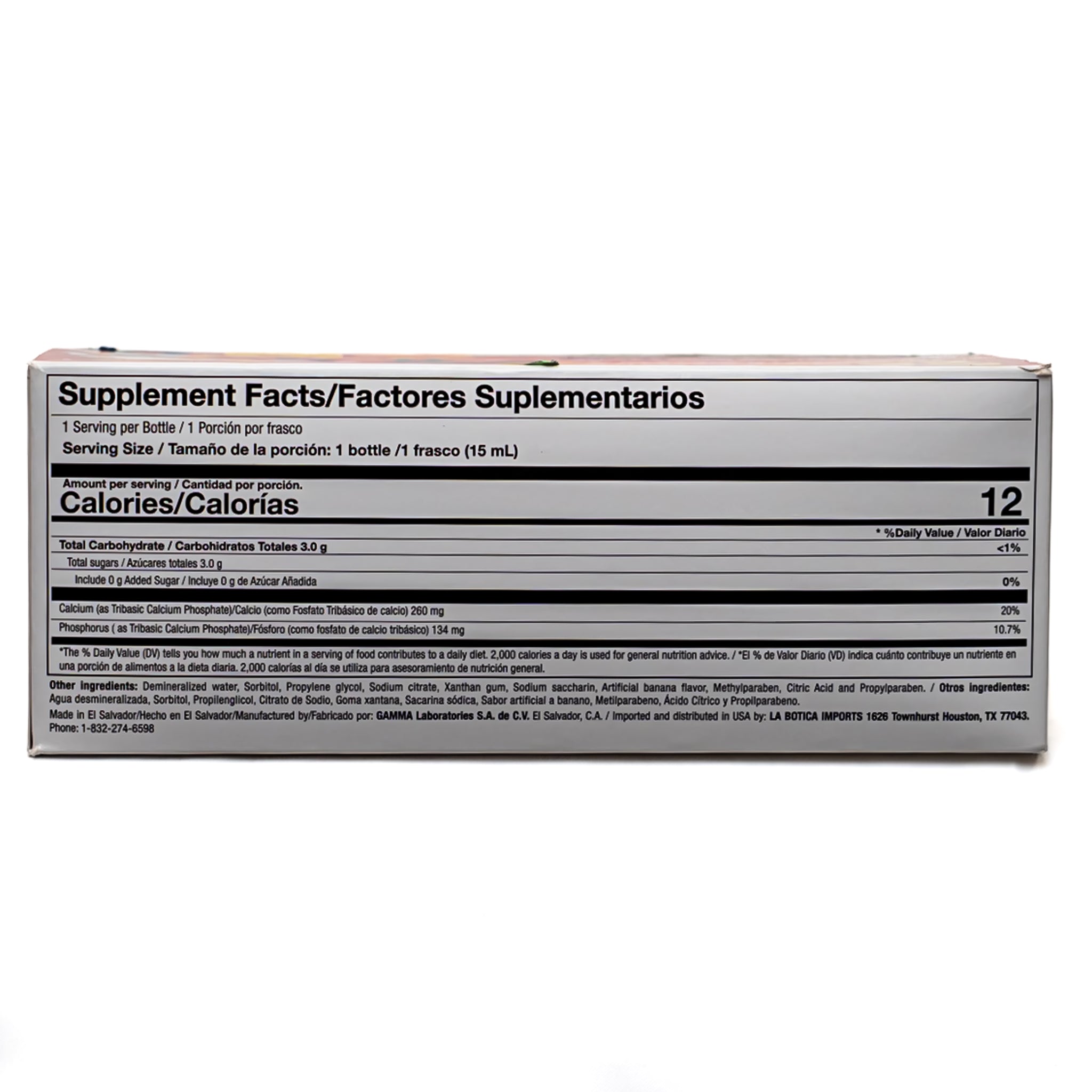 Calcio Escolar – Suplemento Dietético Infantil (21 frascos de 15 mL)