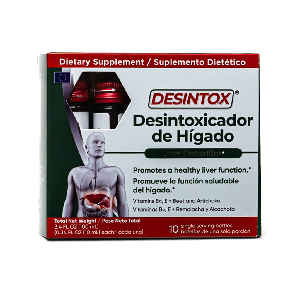 Desintox® – Desintoxicador de Hígado (10 frascos de 10 mL)