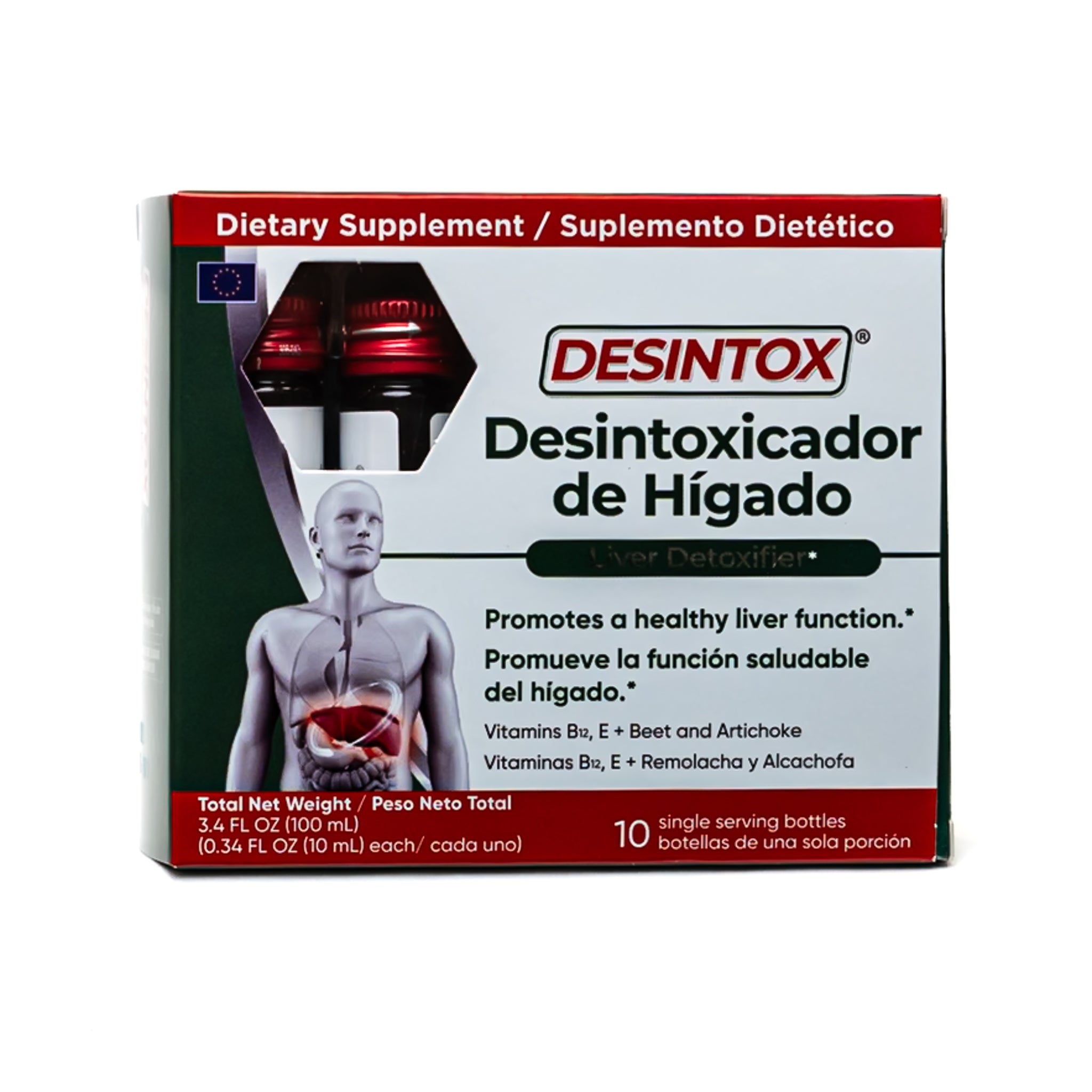 Desintox® – Desintoxicador de Hígado (10 frascos de 10 mL)