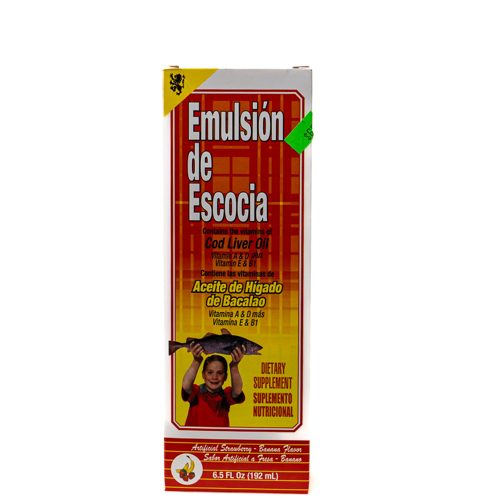 Emulsión de Escocia (Sabor a Fresa y Banana)