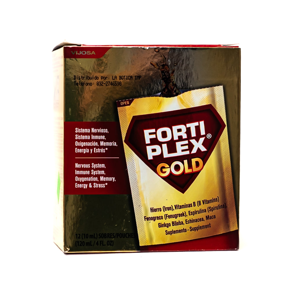 Fortiplex® Gold – 12 sobres de 10 mL (120 mL)