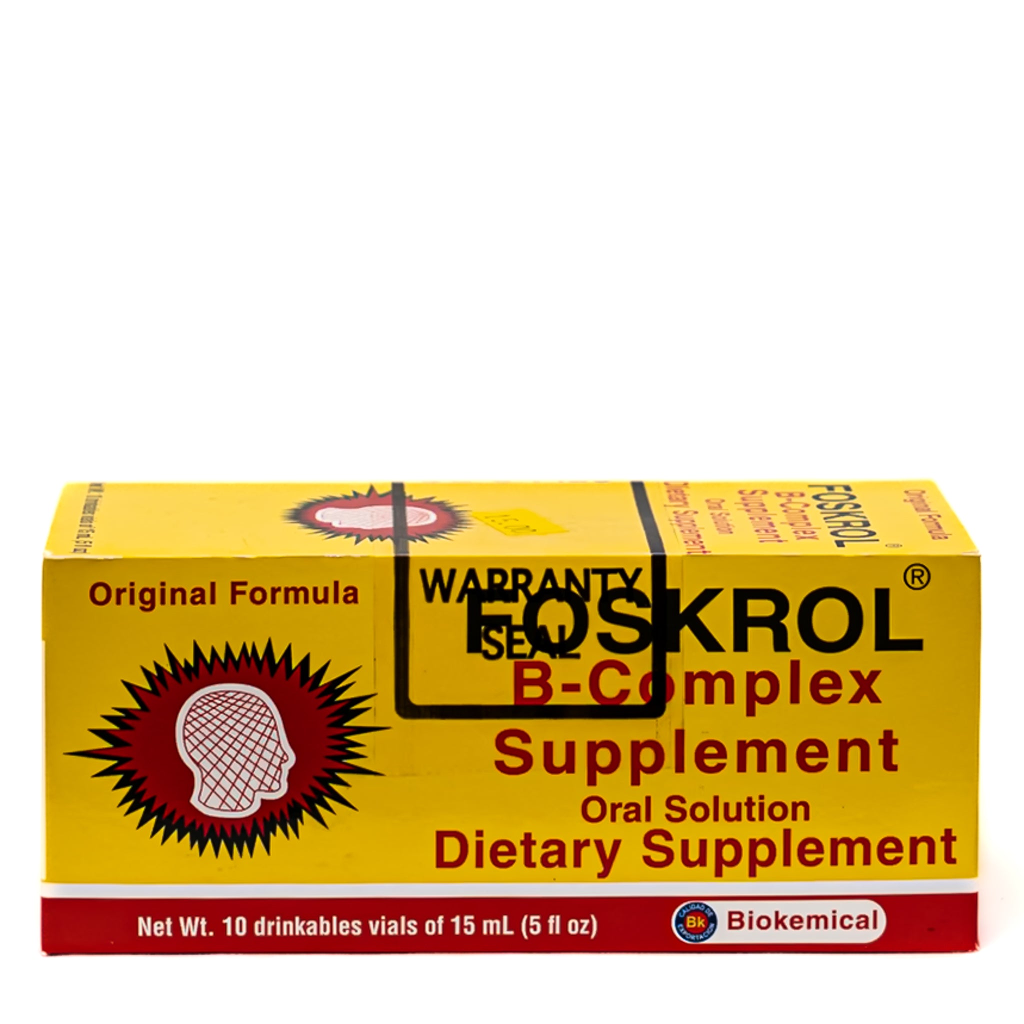 Foskrol® B-Complex – 10 viales bebibles de 15 mL