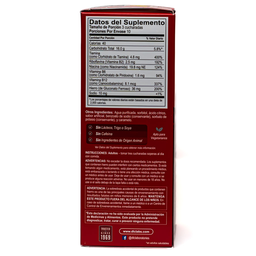 Glóbulo Rojo – Suplemento Líquido 473 mL