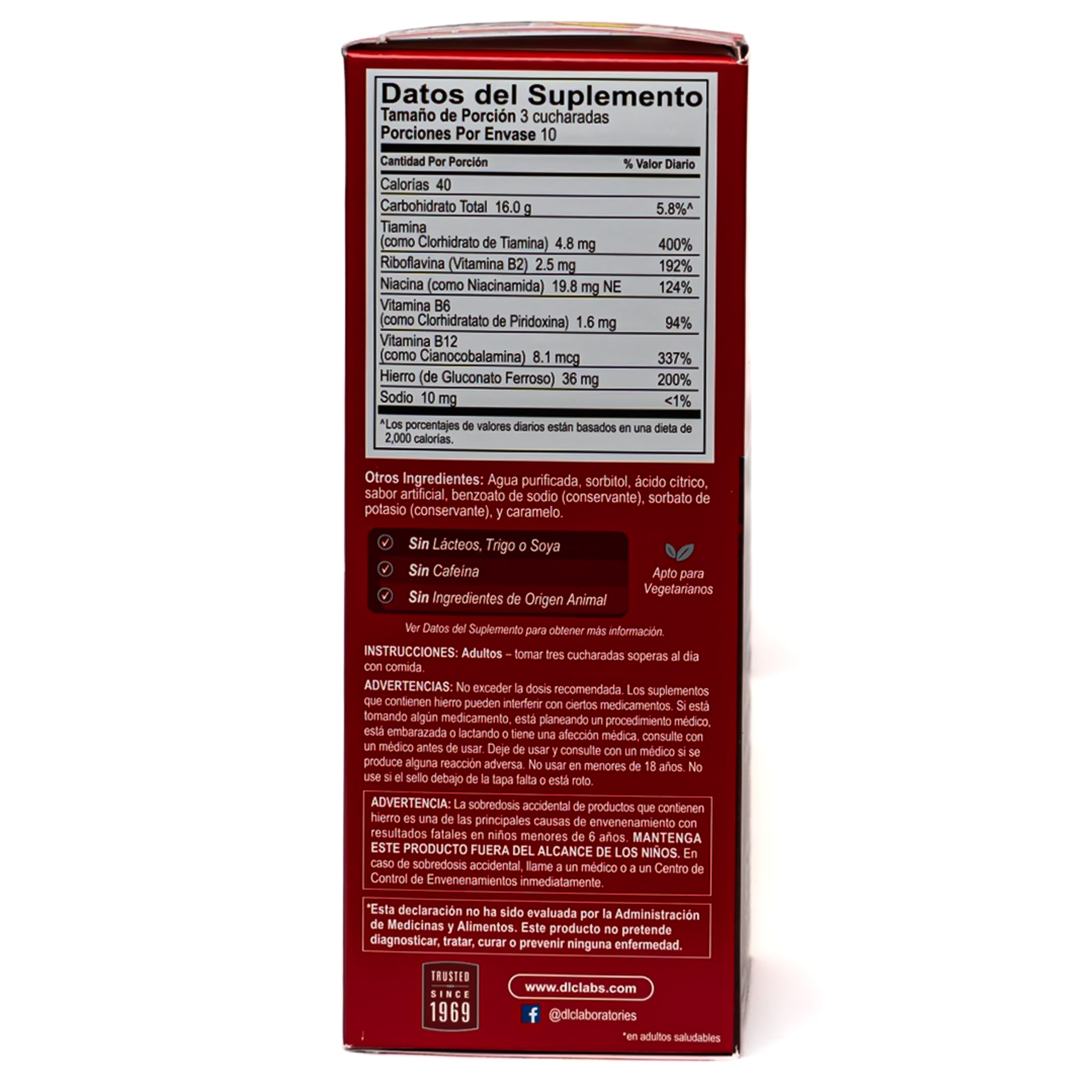 Glóbulo Rojo – Suplemento Líquido 473 mL