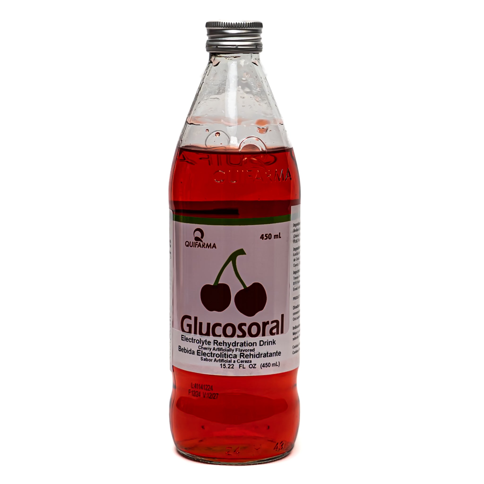 Glucosoral Cereza – Solución Electrolítica Oral 450mL
