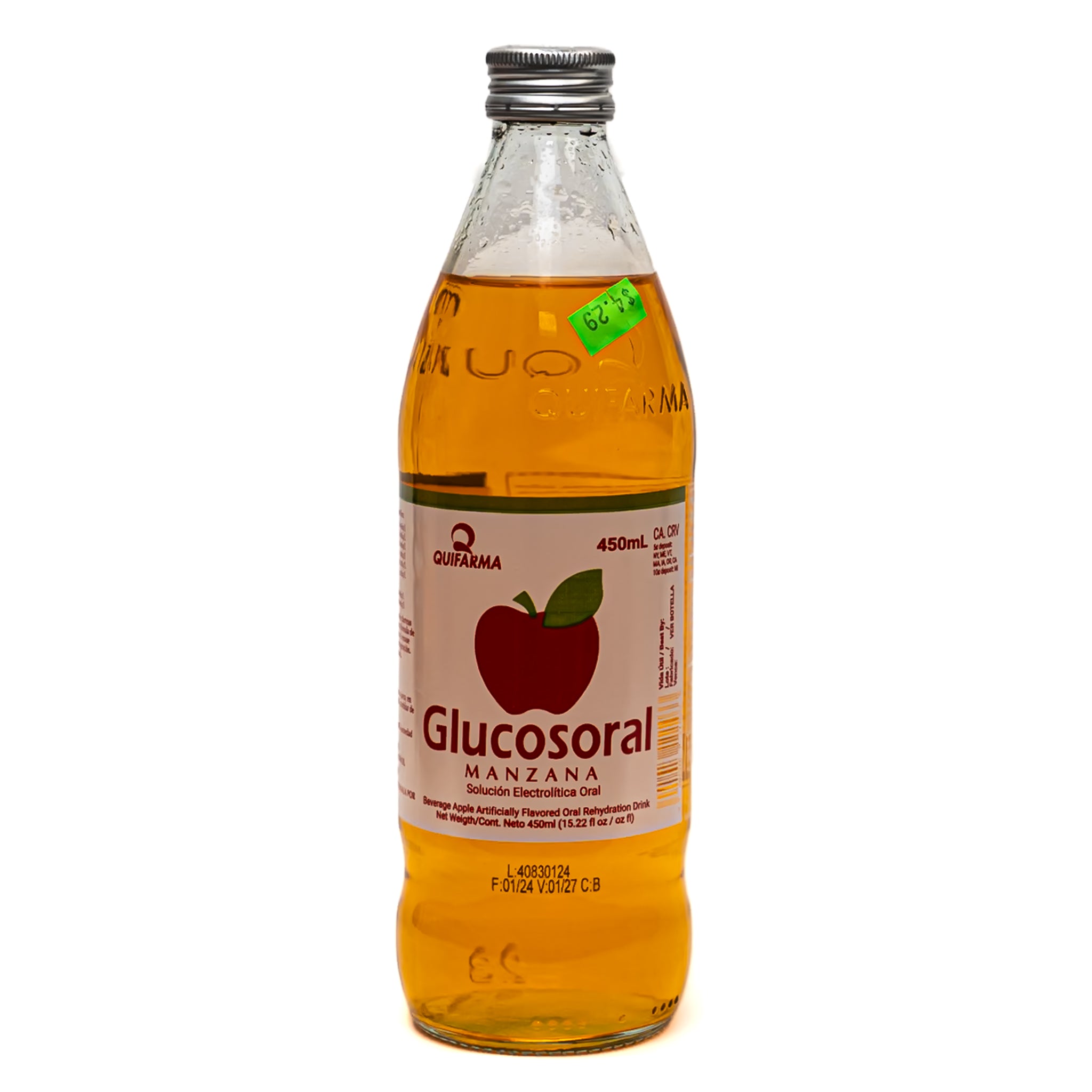 Glucosoral Manzana – Solución Electrolítica Oral 450mL