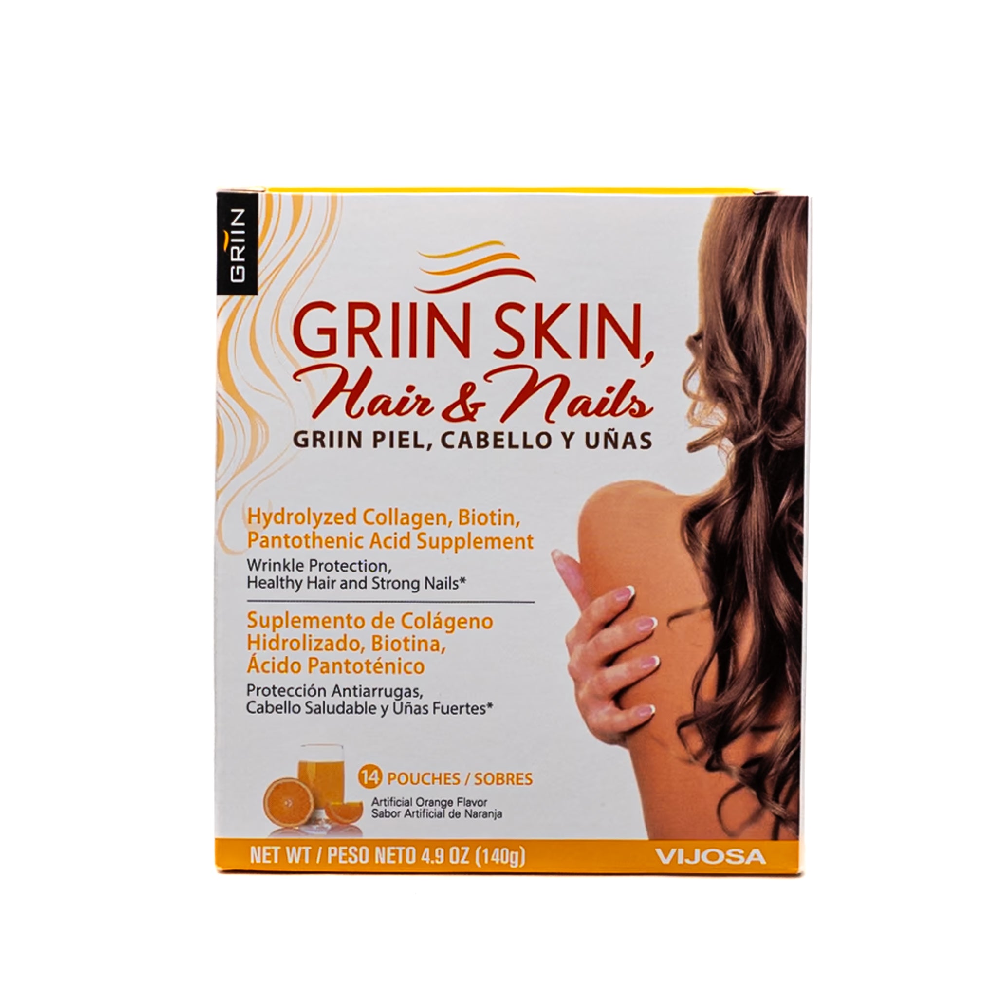 Griin Skin, Hair & Nails – 14 Sobres (140 g)