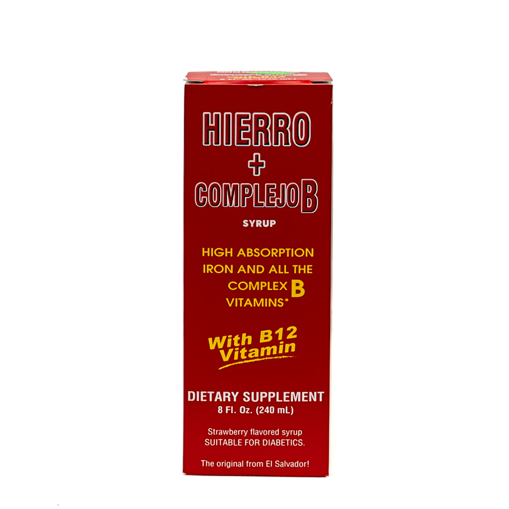 Hierro + Complejo B Jarabe – 240 mL