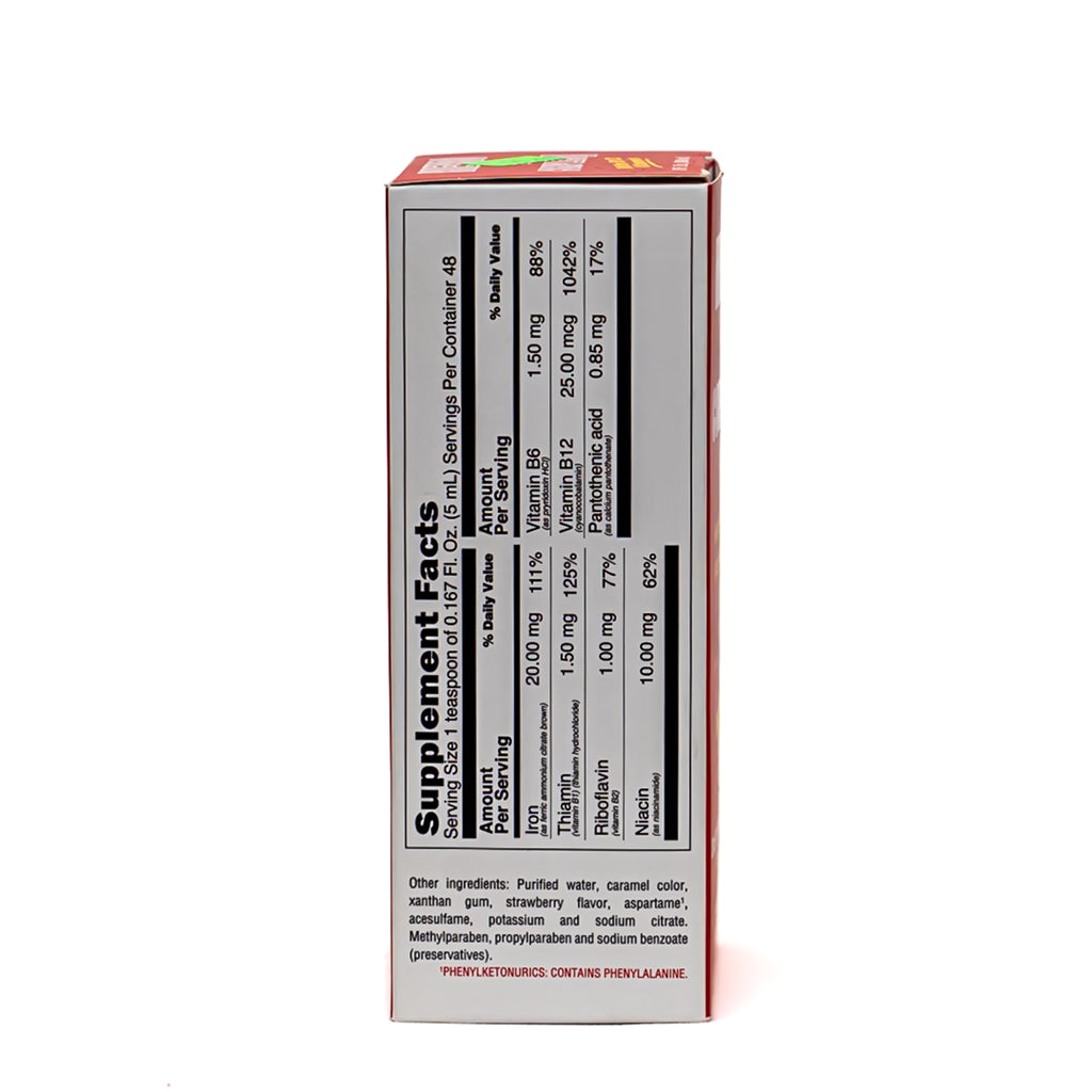 Hierro + Complejo B Jarabe – 240 mL