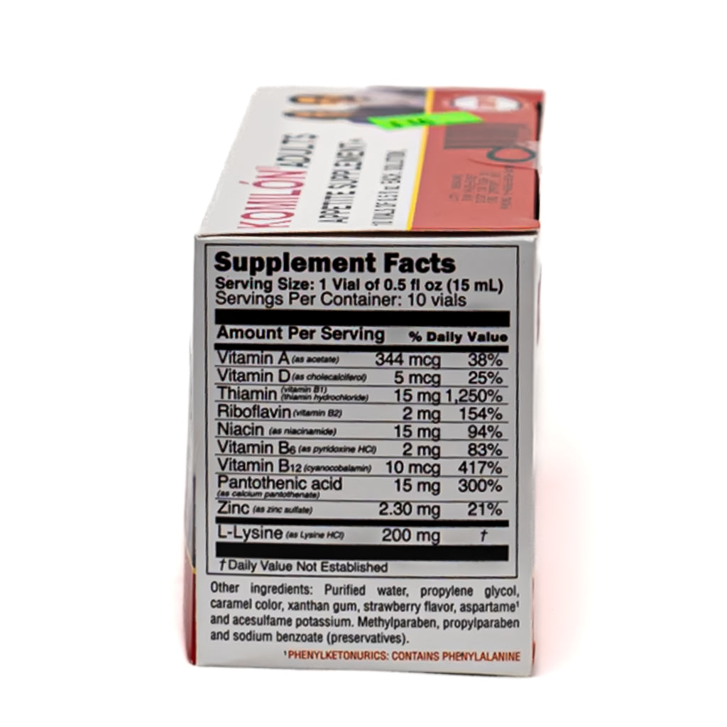 Komilón Adults – 10 viales de 15 mL
