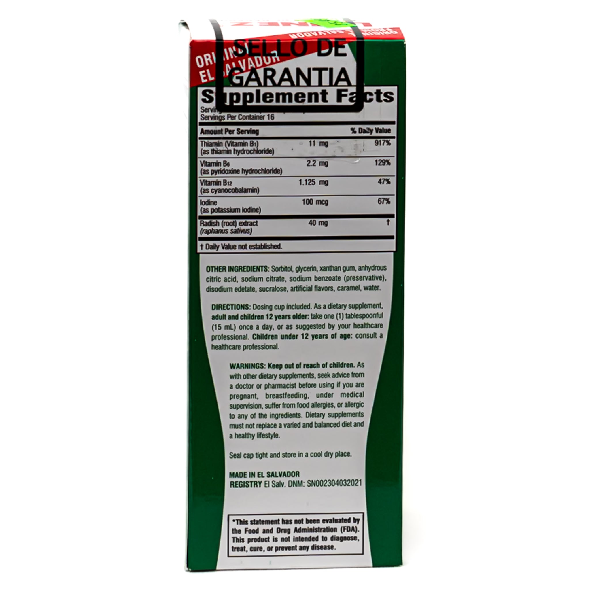 Lainez Extracto de Rábano – 240 mL