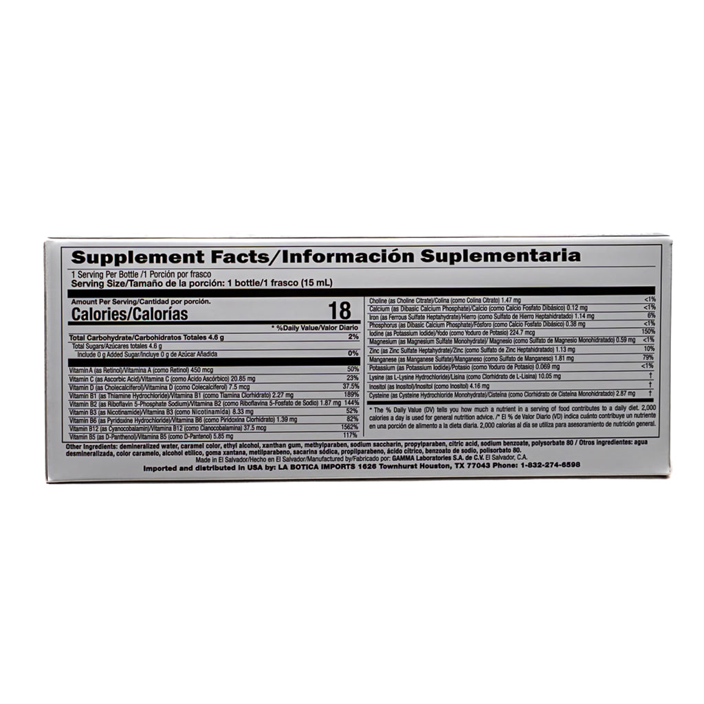 Mega Fuerza Vital +B12™ – 21 Frascos (315 mL)