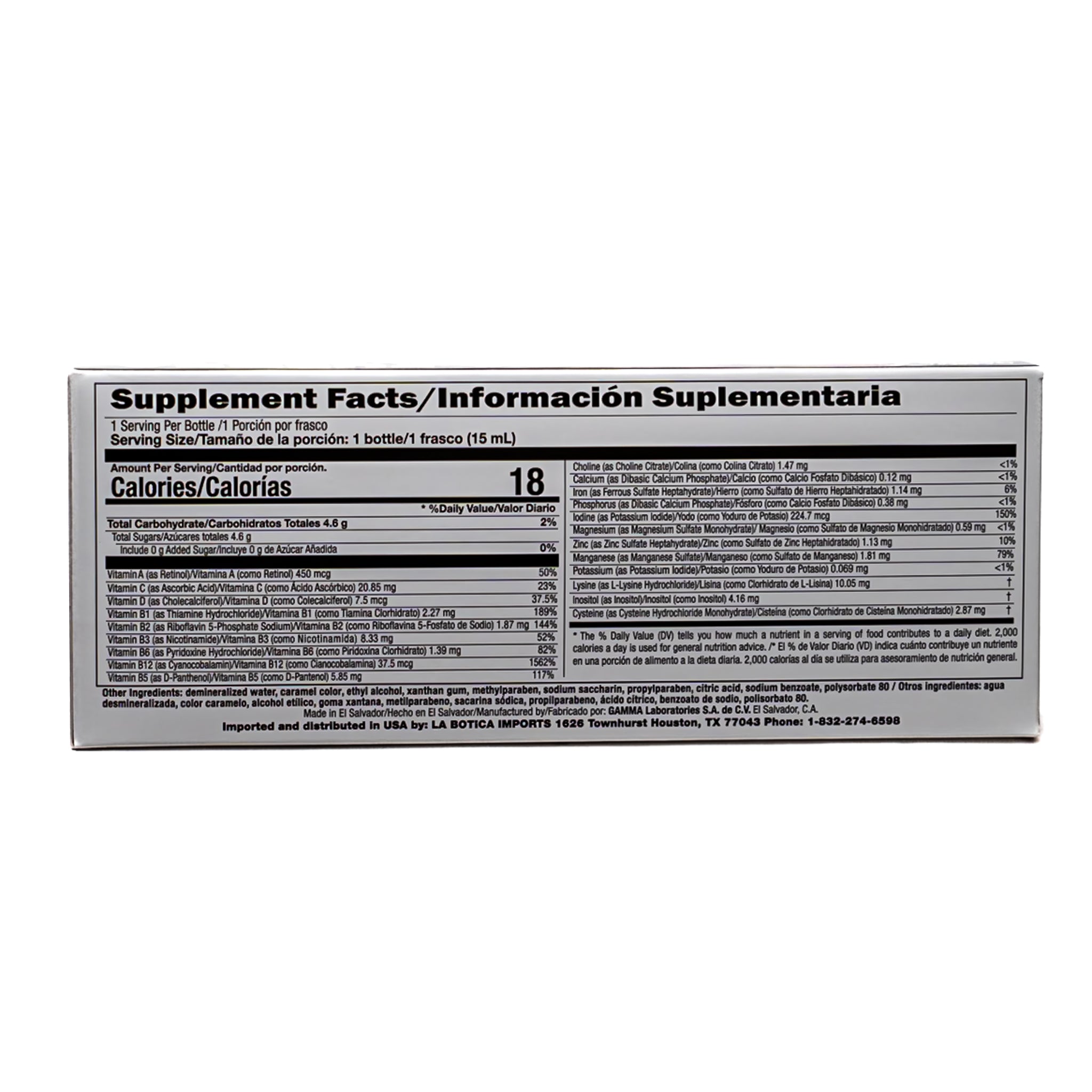 Mega Fuerza Vital +B12™ – 21 Frascos (315 mL)