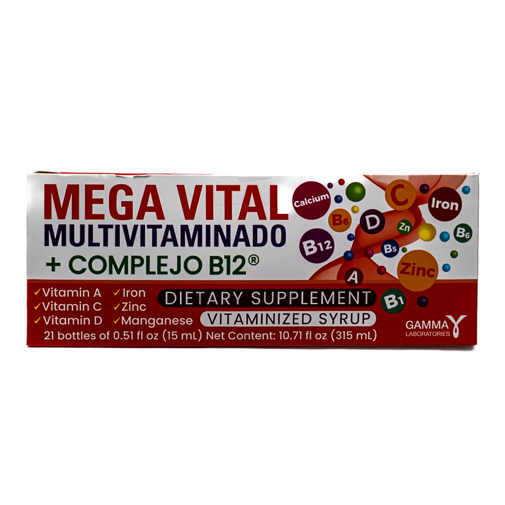 Mega Vital Multivitaminado + Complejo B12