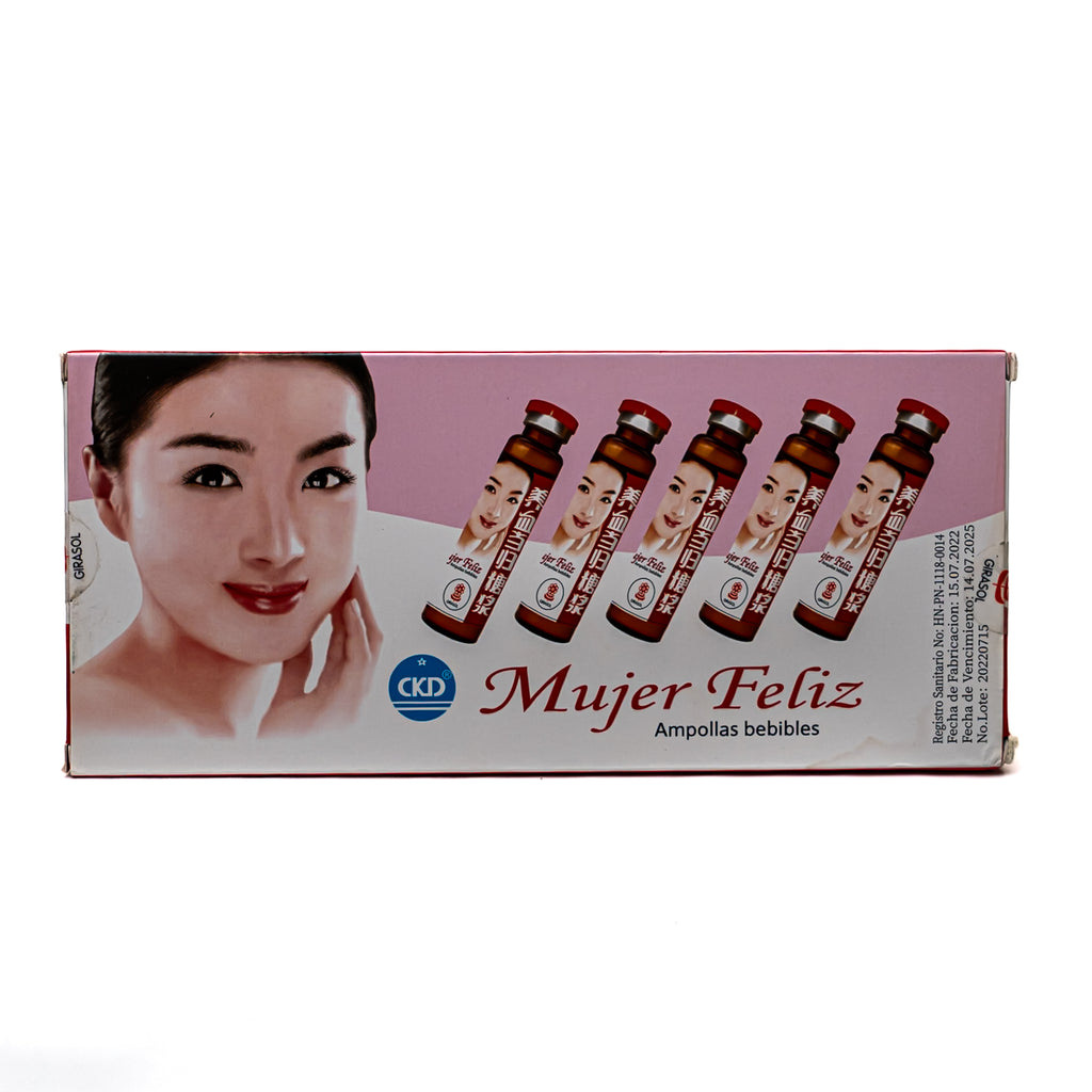 Mujer Feliz – Ampollas Bebibles