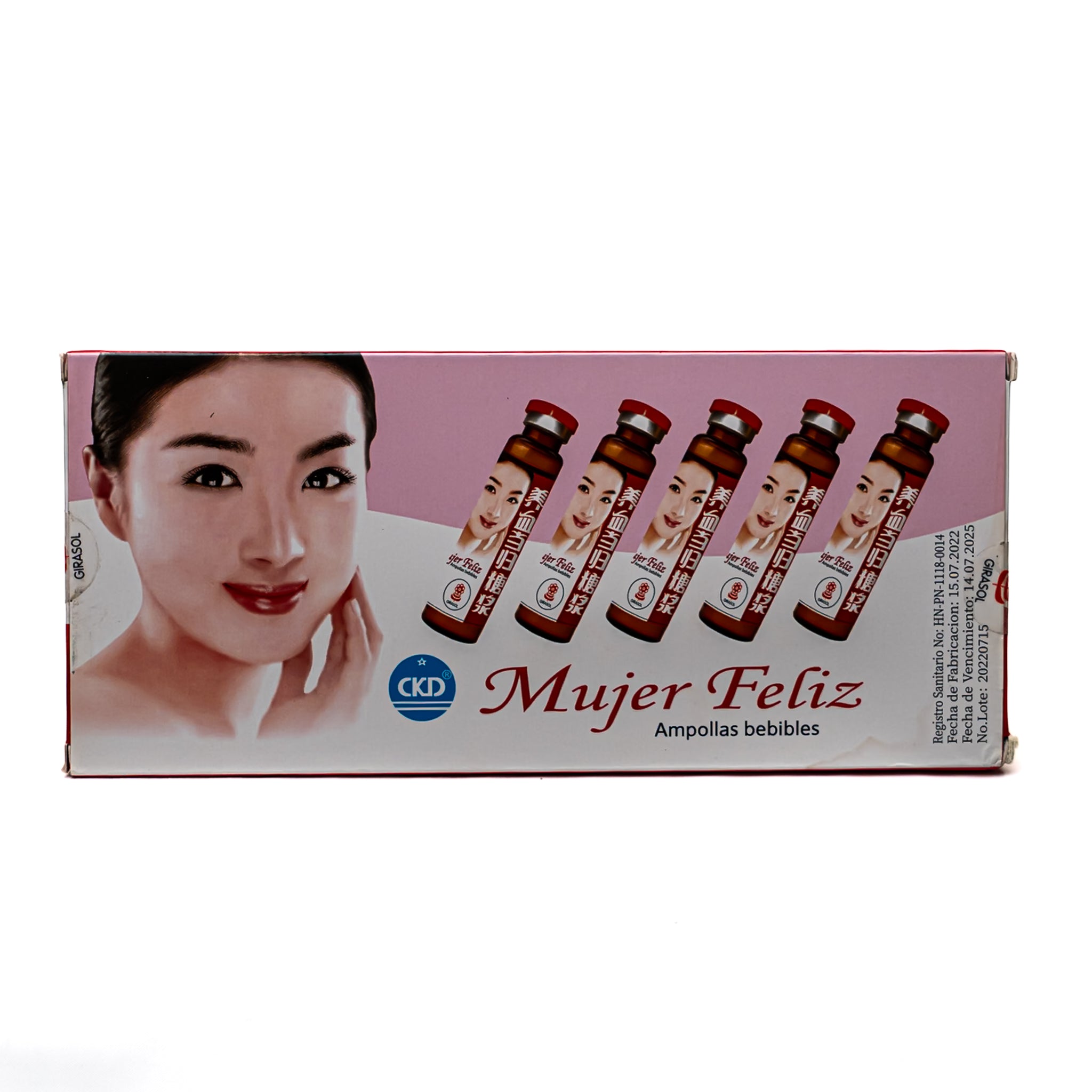 Mujer Feliz – Ampollas Bebibles