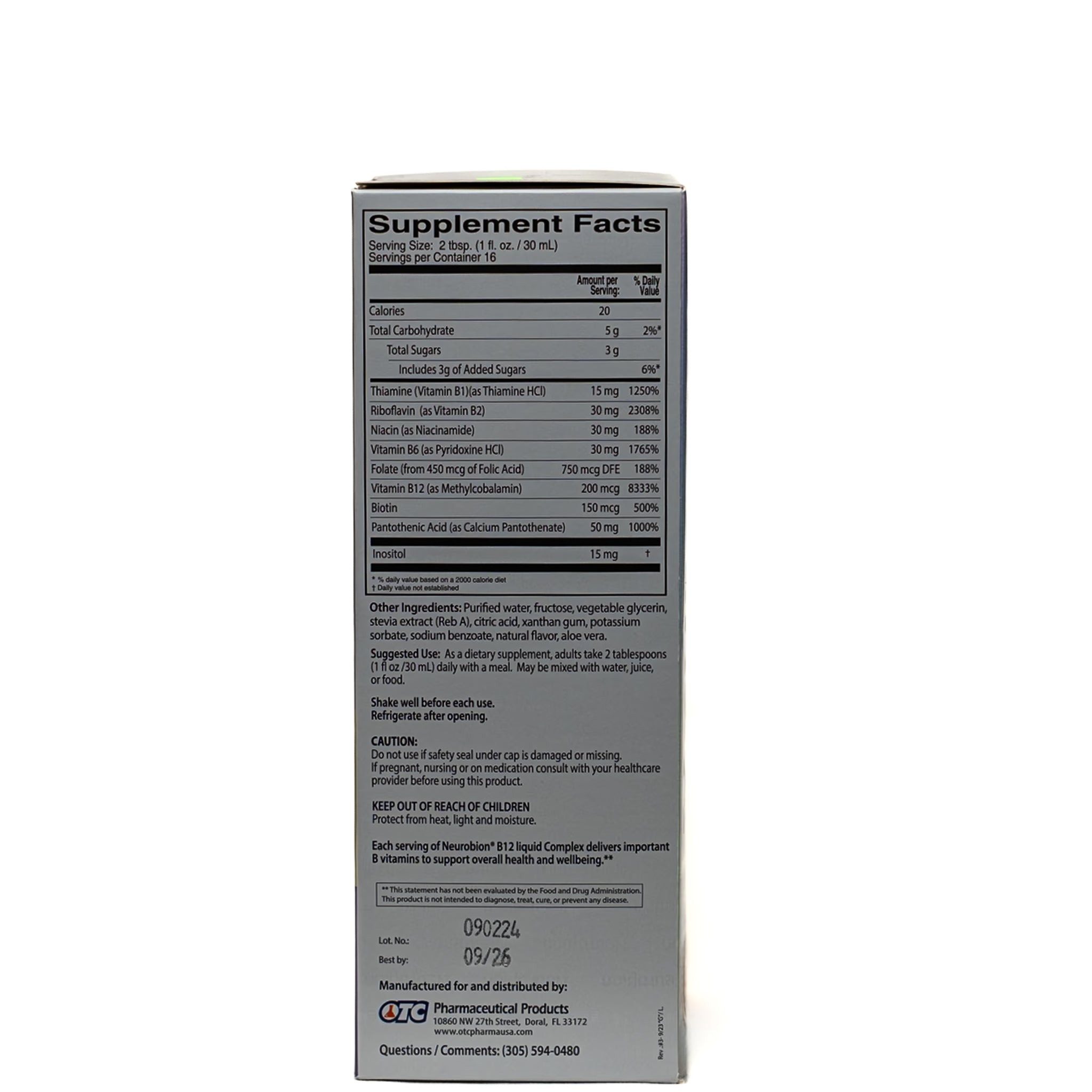 Neurobion B12 Complex – 16 FL OZ (473 mL)