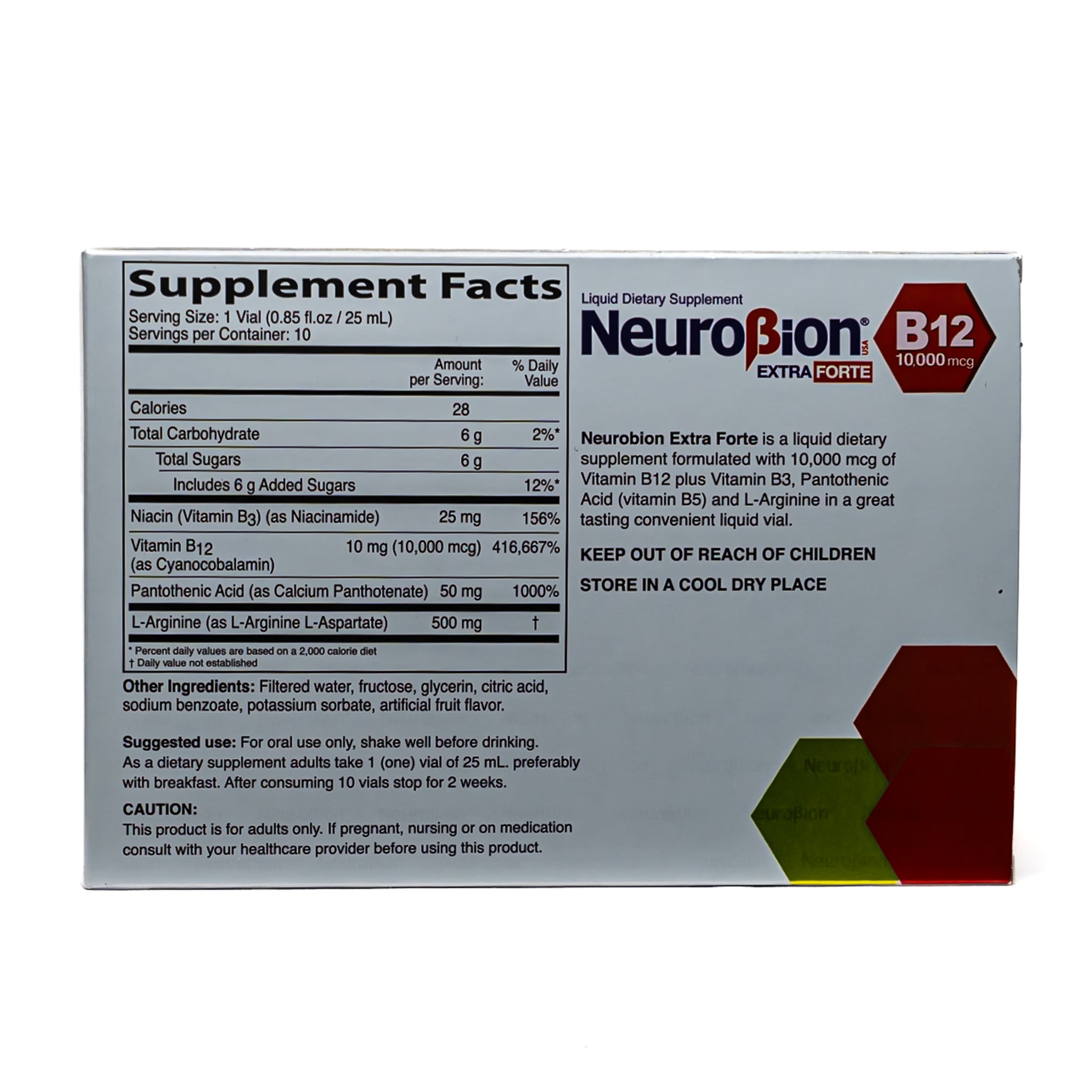 Neurobion Extra Forte B12 (10,000 mcg) - 10 Viales