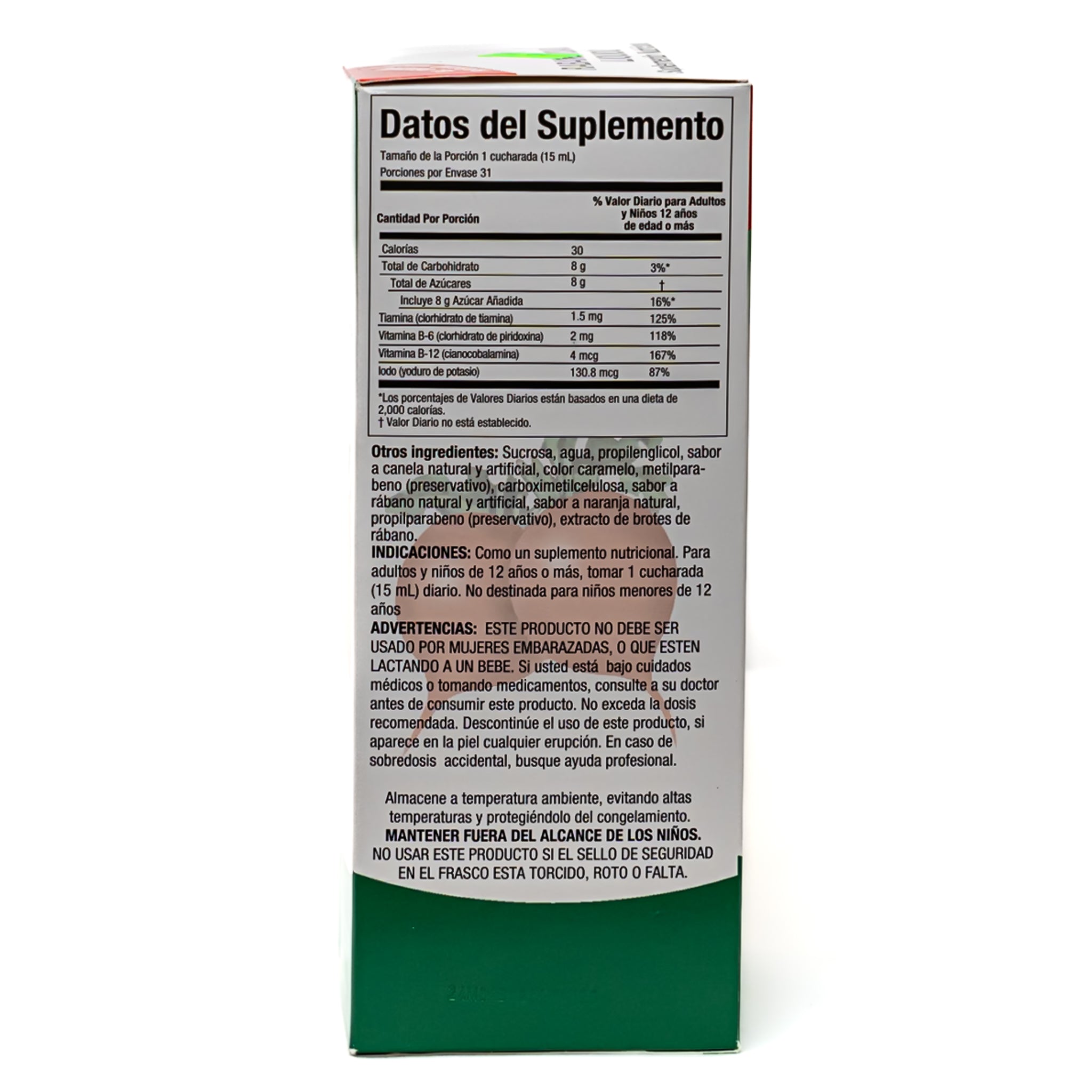 Rábano Yodado Líquido