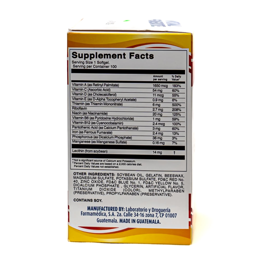 Vital Fuerte EF – 100 Cápsulas