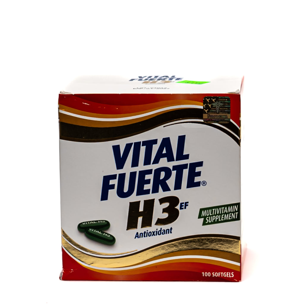 Vital Fuerte H3 – Multivitamínico Antioxidante 100 cápsulas